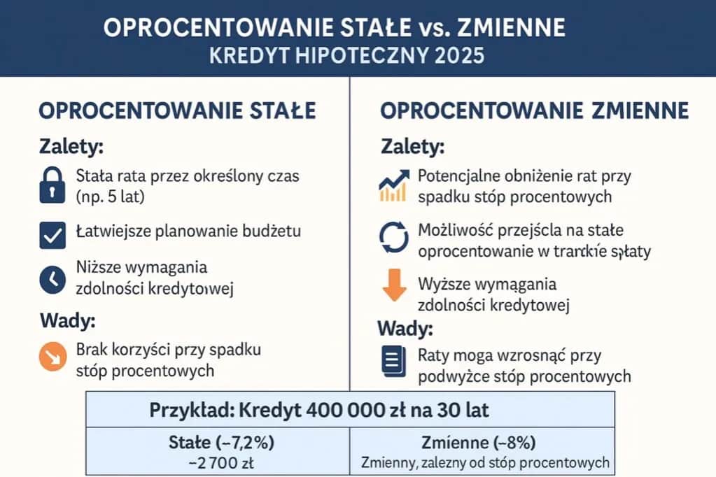 Jakie oprocentowanie wybrać: stałe czy zmienne, by uniknąć strat?